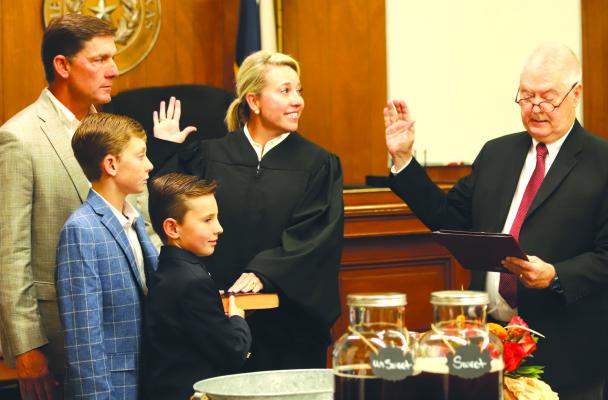 Byars sworn in as 97th District Judge