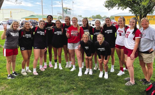 The Holliday Lady Eagles recorded their third-straight tourney win with a 6-0 week at the Harvester Classic in Pampa. Courtesy photo