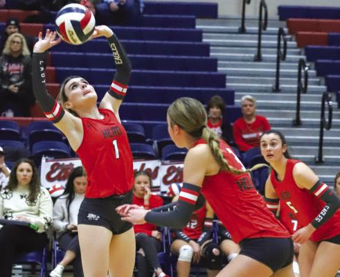 Holliday snipes Lady Bucks in bi-district sweep