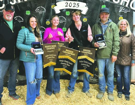 Kash Moser poses with his Grand Champion Market Swine Project accolades. Courtesy photo/ACJLS