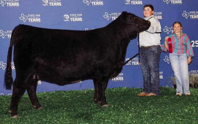 Brantley Humpert: 2nd place and 5th place at the State Fair of Texas. Brystol Humpert had the fourth place heifer. Courtesy photo