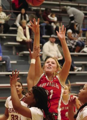 Lady Eagle post Jordan Peters was named ACN’s Elite 8 MVP after she averaged 13.6 points and 7.8 rebounds per game for her junior season. File photo