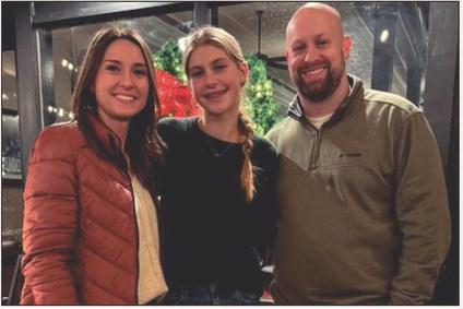 Luke Nichols (right) was named the next Archer City Secondary Principal during the school board meeting on Tuesday, May 27. Also pictured are his wife, Brittany, and daughter, Lyla. Courtesy photo