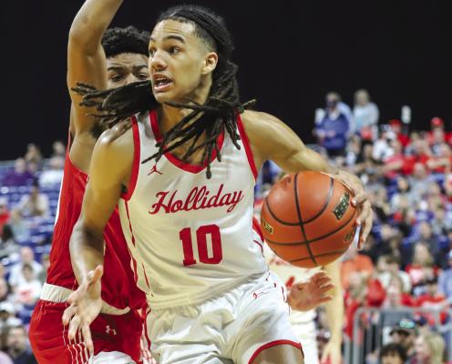 Holliday Senior Kietenn Bristow was named District 7-3A MVP after he averaged 25.1 points, 9.2 rebounds, 1.9 assists, 1.4 blocks and 1.6 steals. File photo