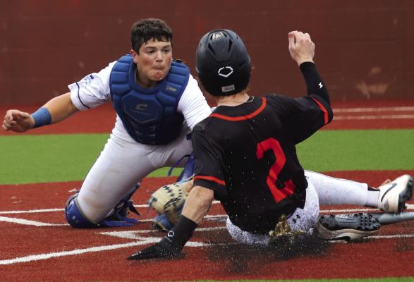 Trojans advance after doubleheader victor ies over Nocona