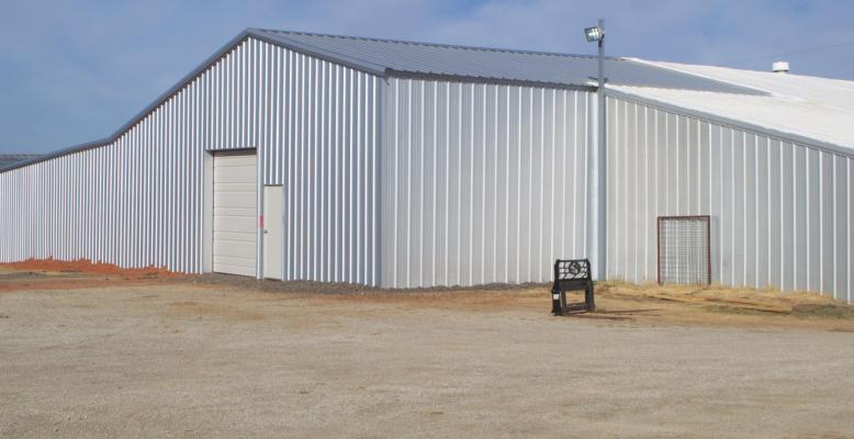 The Archer County Junior Livestock Association Board completed a 2,500 square foot expansion project to the show barn in time for the Archer County Junior Livestock Show which starts Thursday, Jan. 6. Photo/Nathan Lawson