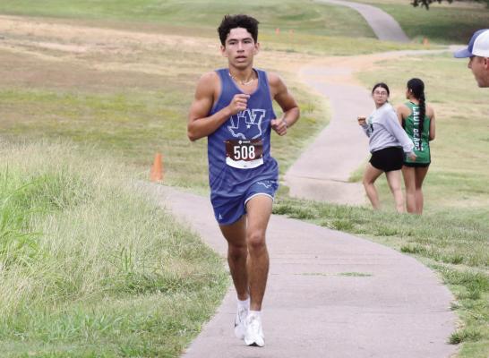 Windthorst senior Kolton Rodger took second at the Nocona Cross Country Invitational on Wednesday, Aug. 27. Courtesy photo/Jamie Anderle