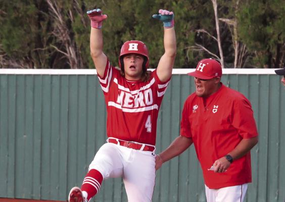 Holliday ace Michael Stewart was named Diamond Dozen MVP for his senior season. Stewart finished the season with a .606 ERA, caught four runners stealing, and batted a county-high .419. File photo