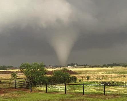Tornado hits Windthorst, Western Clay County