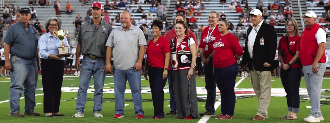 Holliday ISD was presented the 2023-2024 UIL Lone Star Cup prior to its Homecoming Game on Friday, Sept. 20. It was announced this week that Holliday is set to win the 2024-2025 Lone Star Cup. File photo