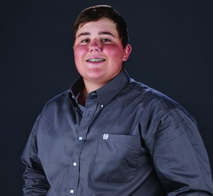 Brantley Humpert was recently inducted into the 7th ever NRS livestock Show Team. Courtesy photo