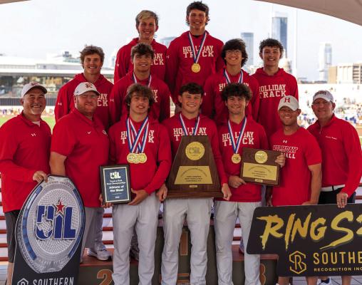 The Holliday Eagles are looking to defend their 3A crown this year following their 66-point, gold medal performance at the state meet last season. File photo