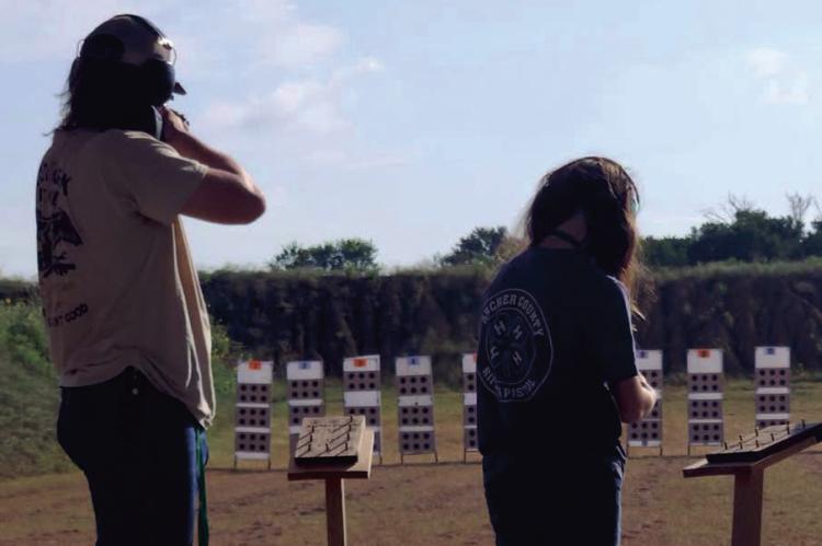 Archer County was represented at the 4-H State Shooting Games in Caldwell, July 5 to 10. Kenzie and Evan participated in multiple events in the rifle, pistol, air rifle and air pistol disciplines. Evan placed 4th in Hunter's Pistol Silhouette-Metallic Sights and 5th place in Air Rifle Silhouette-Metallic Sights Courtesy photo