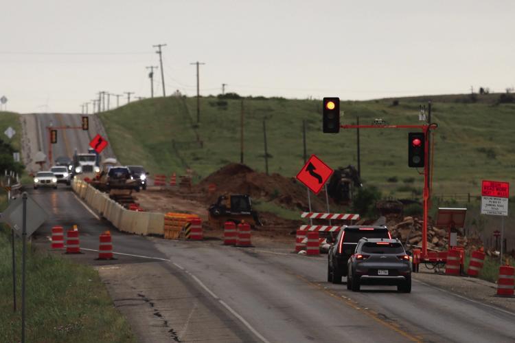 Numerous delays have pushed back the completion of the Highway 79 Bridge replacement project near Coleman Road back a full year. TxDOT officials now project a Fall 2026 completion date. Photo/Landon Davis