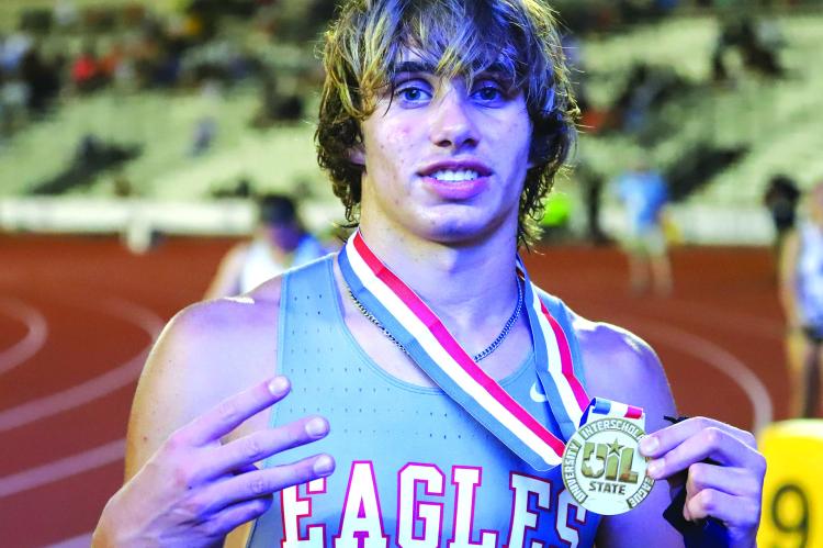 Strohman claims three gold medals at state track