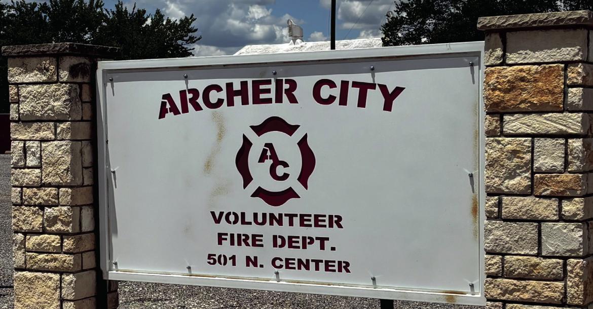 The Archer City Volunteer Fire Department was one of five Archer County VFDs which asked the county commissioner's court to consider providing financial aid to allow them to hire a new medical director for their departments. File photo